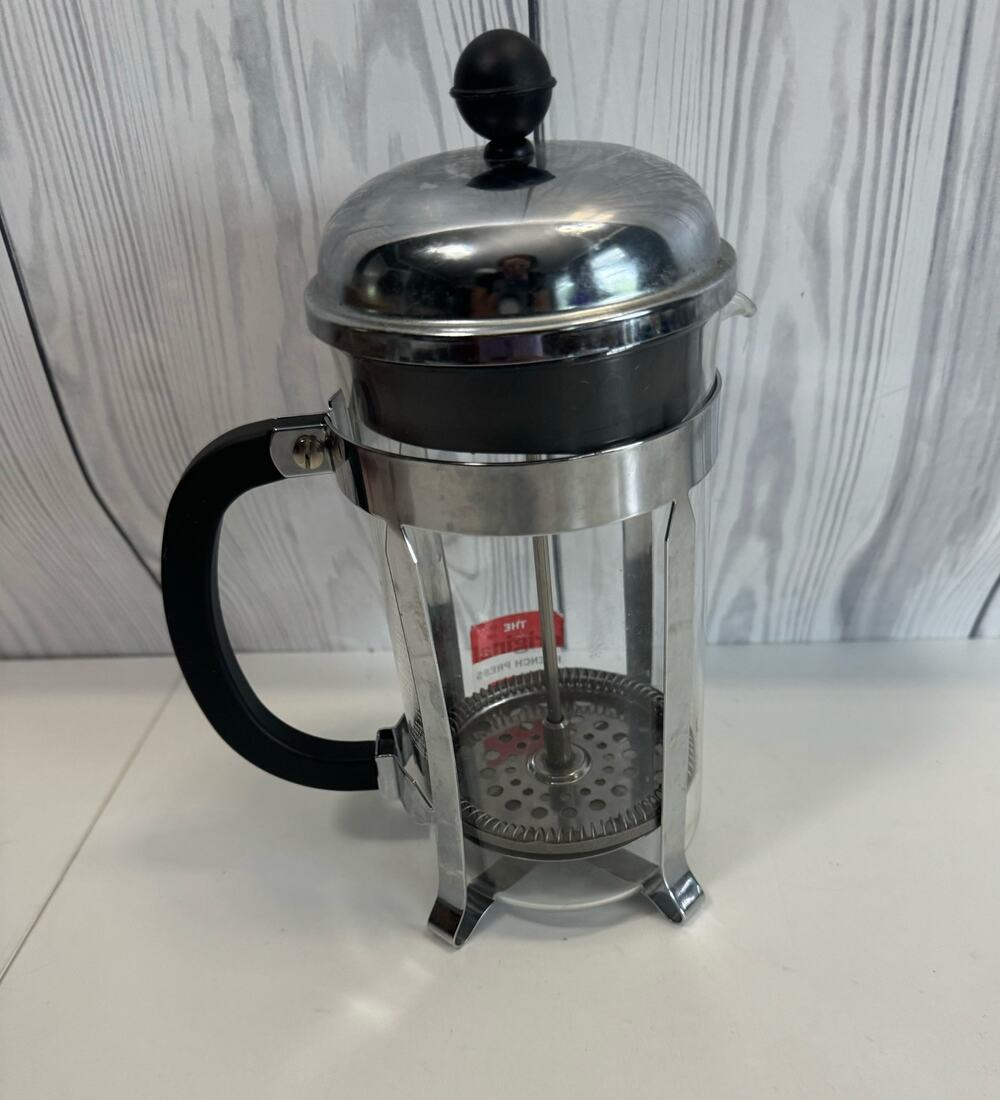 Bodum The Original French Press Coffee Maker Chambord Glass and Chrome